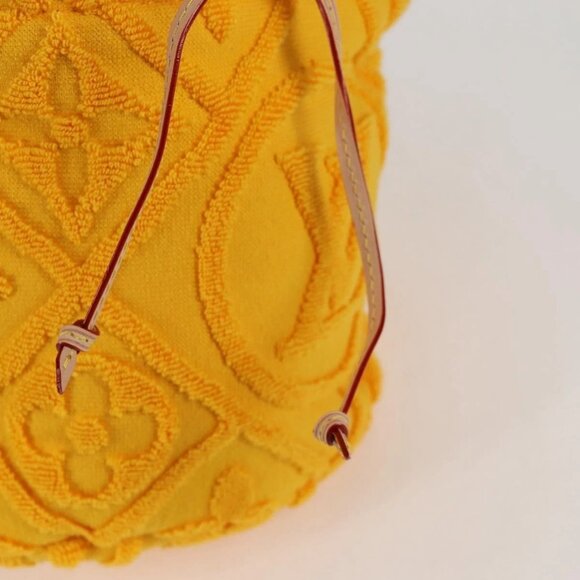 LOUIS VUITTON Bucket LV Vacation Shoulder Bag Pile Yellow M25144 LV Auth KD246SM - Picture 5 of 14